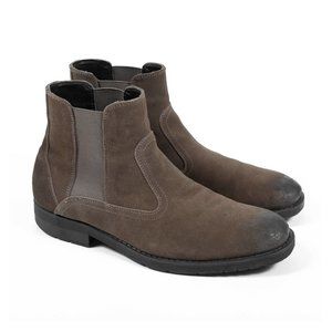 Bass Heritage Collection Malone Ankle Chelsea Suede Boot brown 11.5 M